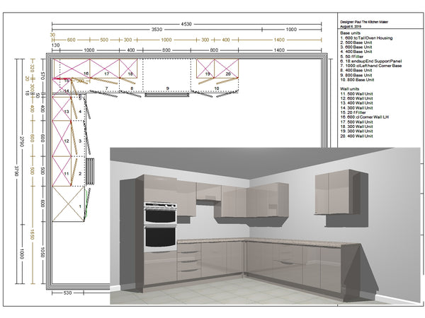 NEW CASHMERE MATT DISPLAY KITCHEN with Cashmere matching textured units