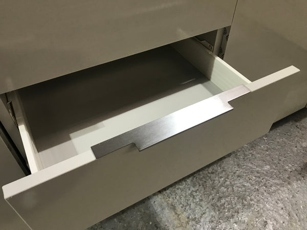 CASHMERE BUDGET GLOSS REPLACEMENT KITCHEN SLAB DOORS UK MADE 2 MEASURE CHEAPEST