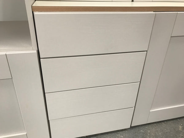 NEW CASHMERE WOODGRAIN SHAKER DISPLAY KITCHEN with Cashmere matching units