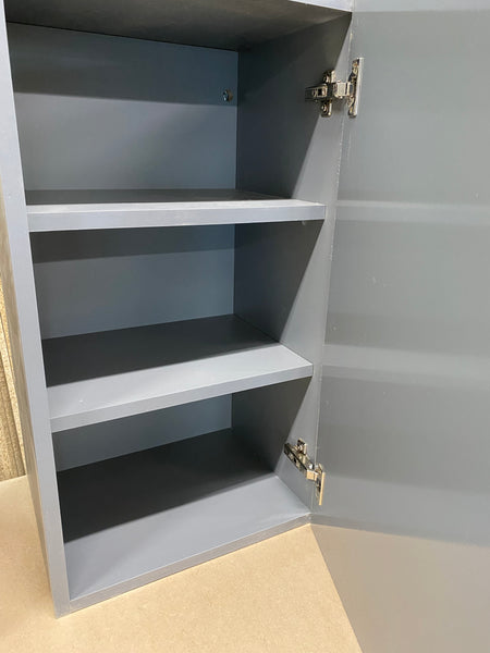 NEW DUST GREY MATT DISPLAY KITCHEN with Dust Grey matching textured units