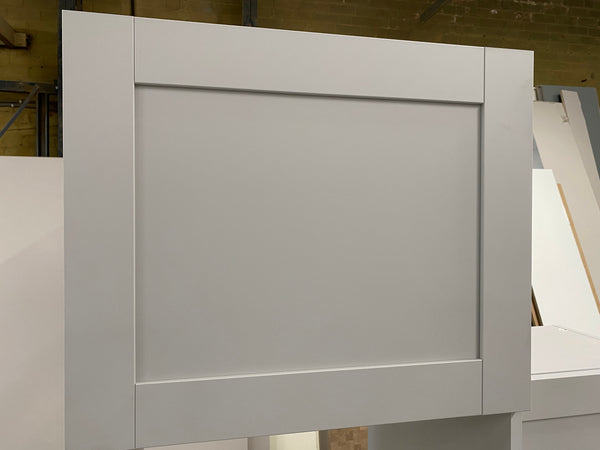 NEW LIGHT GREY SMOOTH SHAKER DISPLAY KITCHEN with Light Grey matching units