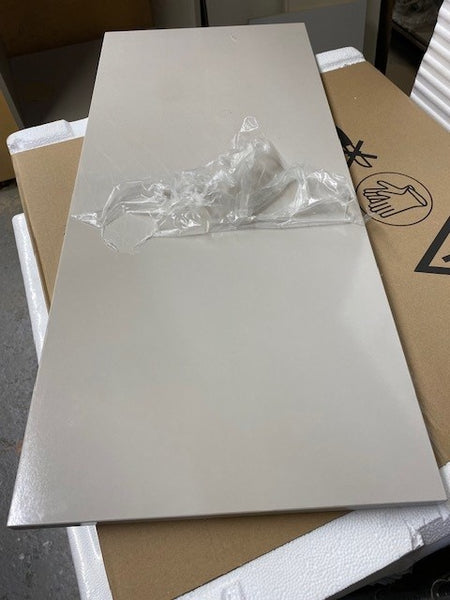 Cashmere Budget Gloss Replacement Kitchen Slab Doors – UK – Made-To-Measure!