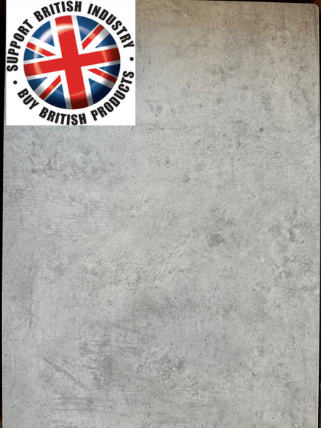 NEW "True Handleless" Premierline Ex-Display Kitchen In LIGHT CHICAGO CONCRETE Door!