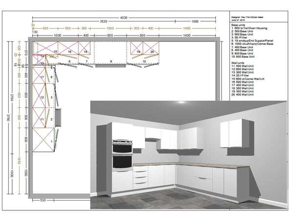 NEW IVORY MATT DISPLAY KITCHEN with Ivory matching textured units